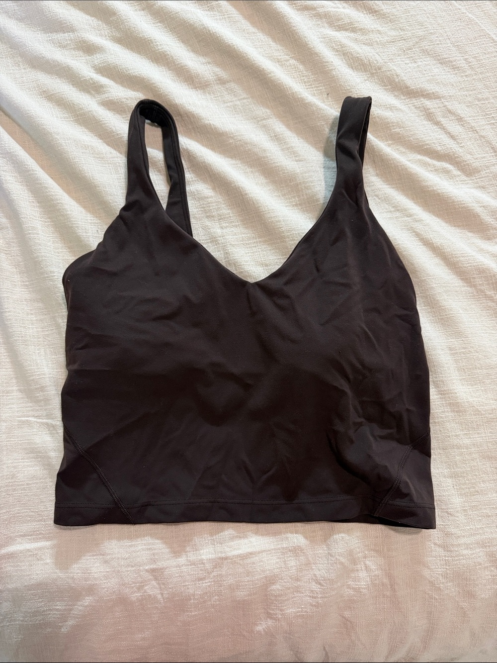 Brown lulu align tank